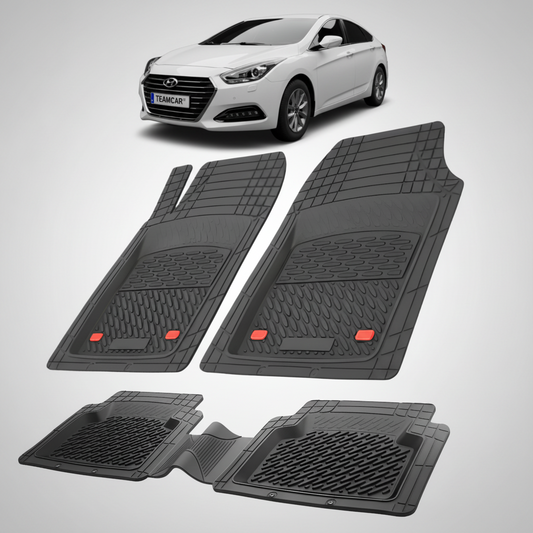 Covorase Hyundai i40 2015–2018 - Cauciuc Tip Tavita -Black