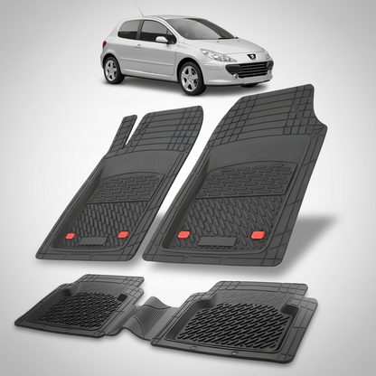 Covorase Auto Tip Tavita Compatibile Peugeot 307 FL 3 usi 2005-2008 Black