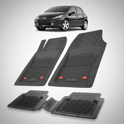 Covorase Auto Tip Tavita Compatibile Peugeot 307 FL (5 usi 2005-2008) Black