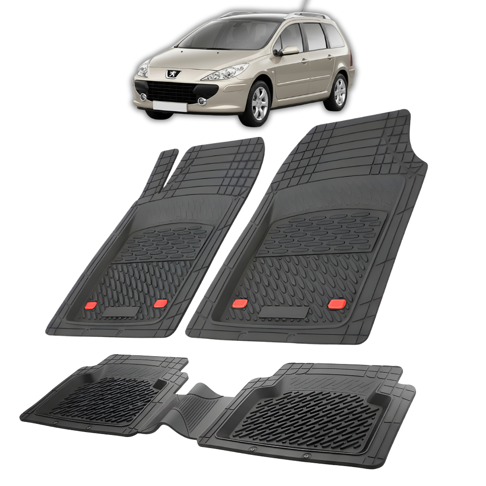 Covorase Auto Tip Tavita Compatibile Peugeot 307 FL (SW 2005-2008) Black