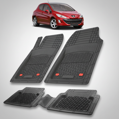 Covorase Auto Tip Tavita Compatibile Peugeot 308 3 usi (2007-2011) Negru
