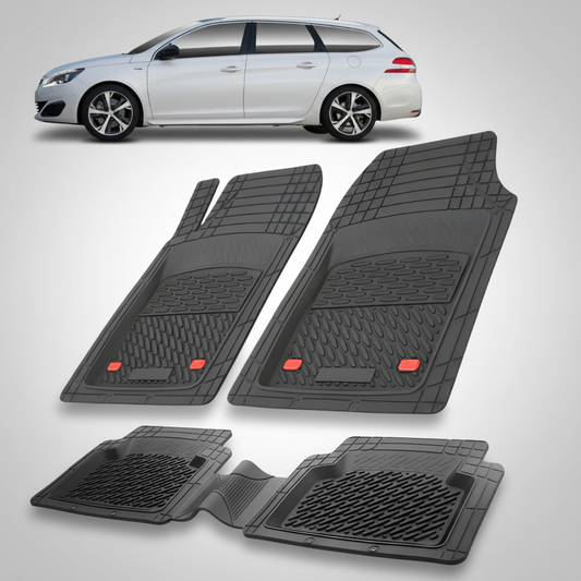 Covorase Auto Tip Tavita Compatibile Peugeot 308 II SW (2013-2021) Black