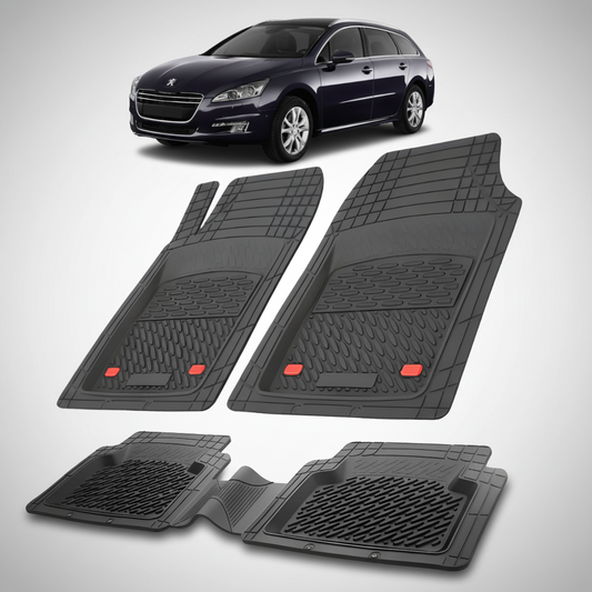 Covorase Auto TeamCar® Tip Tavita Compatibile Peugeot 508 I SW (2010-2014) Black