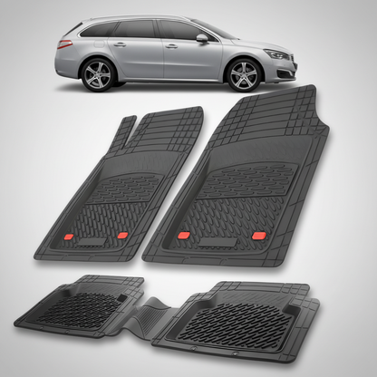 Covorase Auto Tip Tavita Compatibile Peugeot 508 I SW (2014-2018) Black