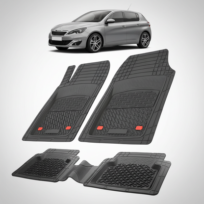 Covorase Auto Tip Tavita Compatibile Peugeot 308 II (2013-2017) Negru