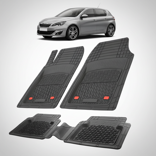 Covorase Auto Tip Tavita Compatibile Peugeot 308 II (2013-2017) Negru