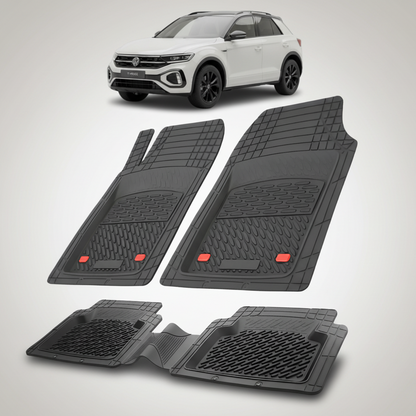 Covorașe Auto Tip Tăviță Compatibile Volkswagen T-Roc I (2021-2025) - Black