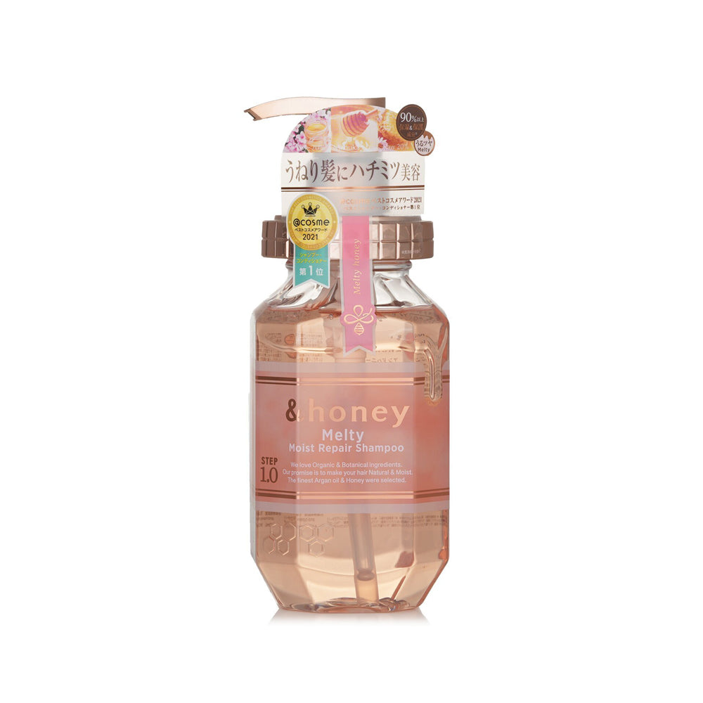 &honey Melty Moist Repair Shampoo – Șampon Reparator cu Miere de Trandafiri, 440 ml