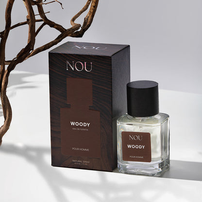 Apa de toaleta, NOU Woody, 50ml Barbati