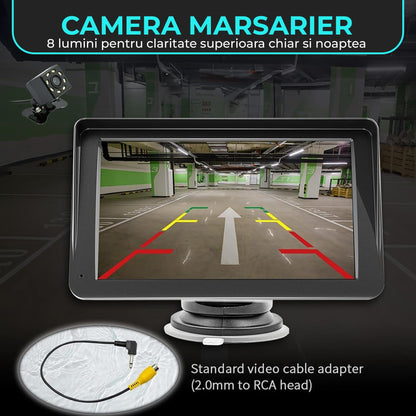 Navigatie Auto Timebox, Apple CarPlay, Android Auto, Ecran HD 7" inch