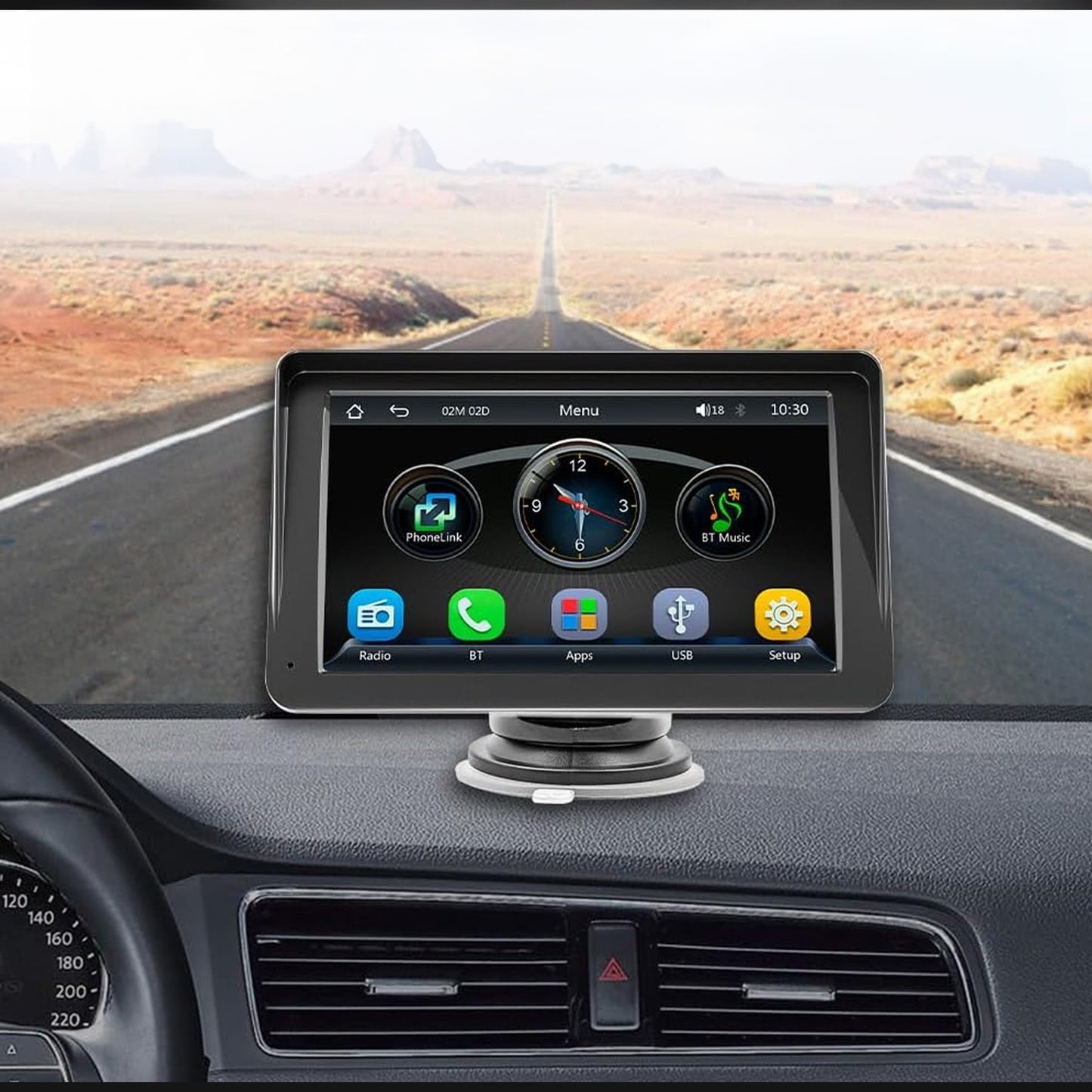 Navigatie Auto Timebox, Apple CarPlay, Android Auto, Ecran HD 7" inch