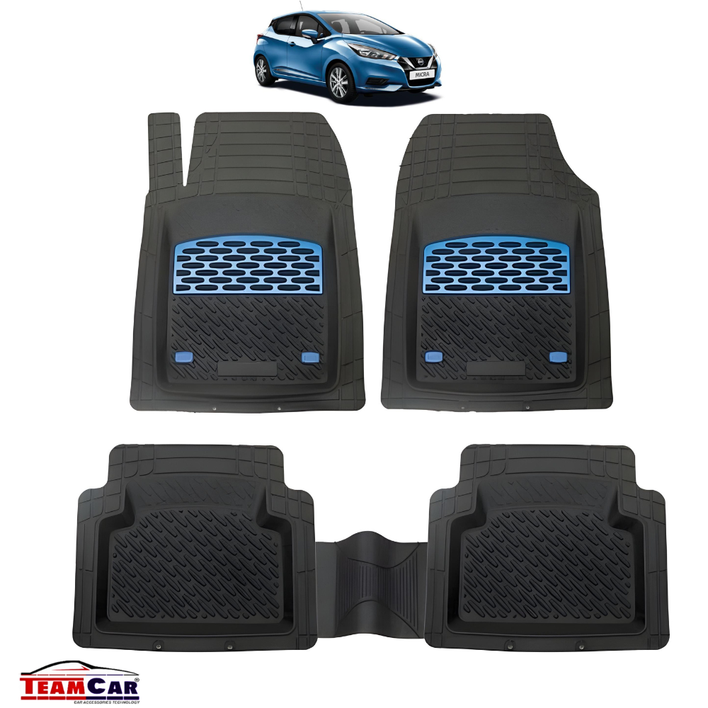 Nissan Micra K14 Covorase Auto TeamCar® Tip Tavita Compatibile (2017–prezent) Blue