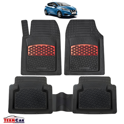 Nissan Micra K14 Covorase Auto TeamCar® Tip Tavita Compatibile (2017–prezent) Red