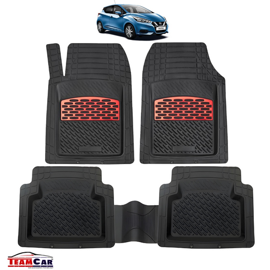 Nissan Micra K14 Covorase Auto TeamCar® Tip Tavita Compatibile (2017–prezent) Red