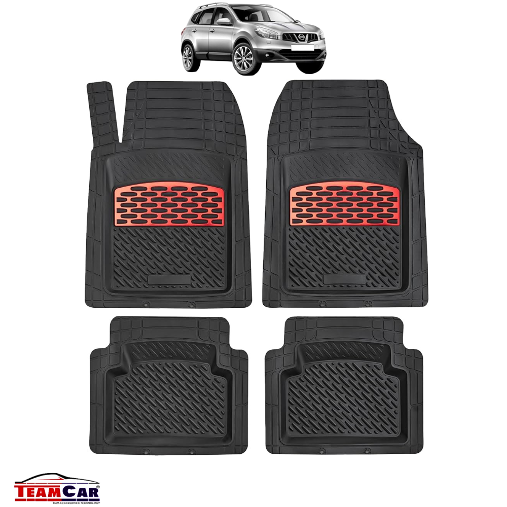Covorase Auto TeamCar® Tip Tavita Nissan Qashqai J10 (2006–2013) Red