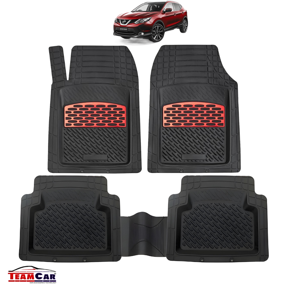 Nissan Qashqai  Covorase Auto TeamCar® Tip Tavita Compatibile J11 (2013–2021) Red