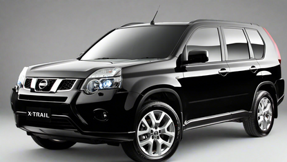 Covorase Auto TeamCar® Tip Tavita Compatibile Nissan X-Trail T30 (2001–2007) Negru