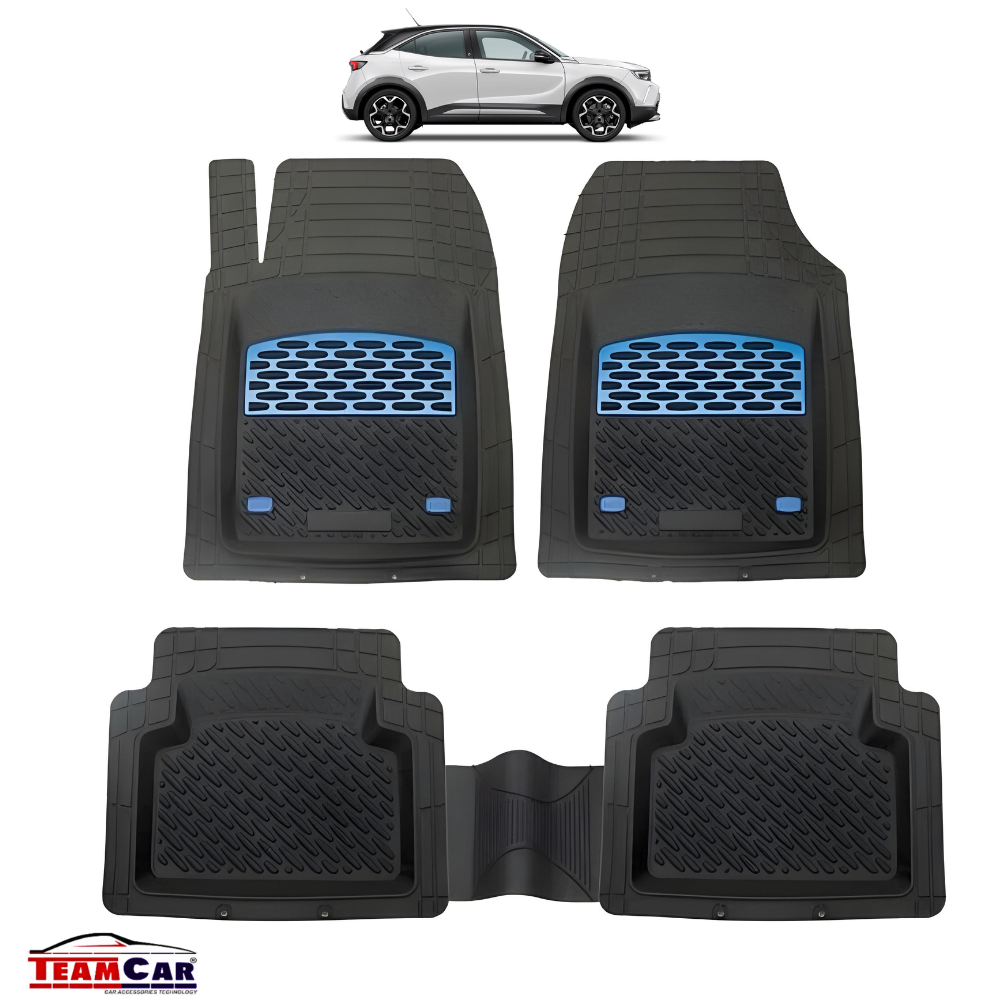 Covorașe Auto TeamCar® Tip Tăviță Compatibile Opel Mokka B (2020–prezent) - Blue