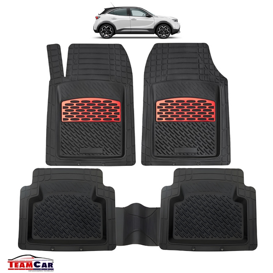 Covorașe Auto TeamCar® Tip Tăviță Compatibile Opel Mokka B (2020–prezent) - Red