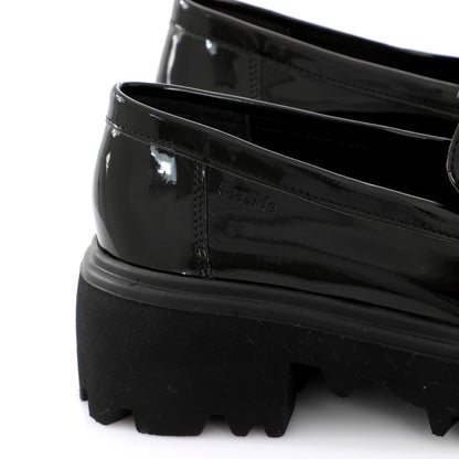 Chunky Loafer Obsidian | Gold Bit