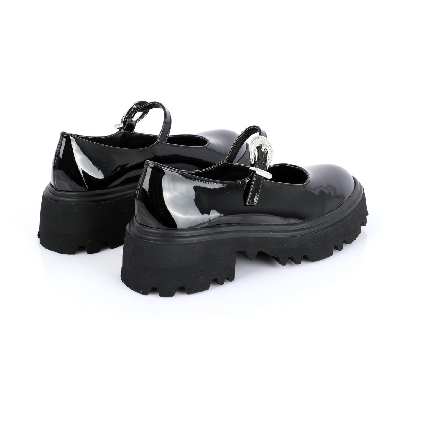 Chunky Mary Jane Obsidian | Western Buckle