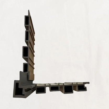 Coltar coextrudat pentru lambriu WPC exterior, Naimeed D7499, Dimensiuni 280x5.6x4.9cm, Maro inchis