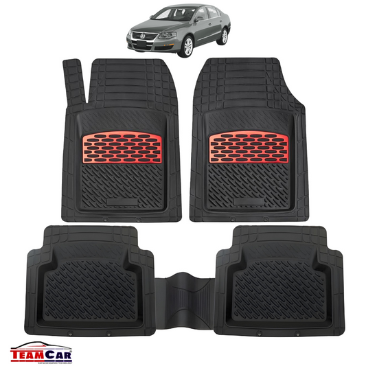 Volkswagen Passat B6 Sedan Covorase Auto TeamCar® Tip Tavita Compatibile (2005–2010) Red