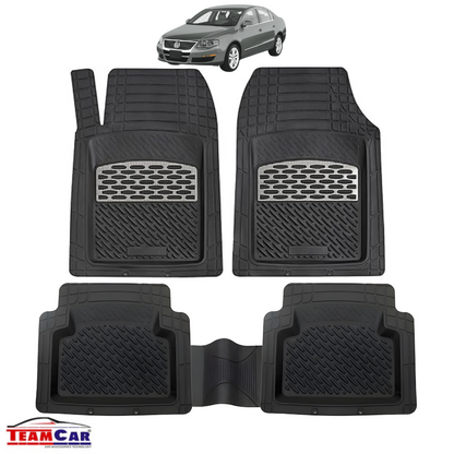 Volkswagen Passat B6 Sedan Covorase Auto TeamCar® Tip Tavita Compatibile (2005–2010) Silver