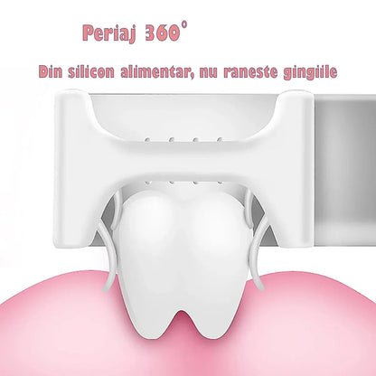 Set 5 Periute de Dinti Naimeed D1000, Alb, Circulare U-shape, pentru Copii 2-6 ani
