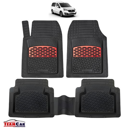 Covorase Auto TeamCar® Tip Tavita Compatibile Peugeot Partner II Tepee (2008-2018) Red