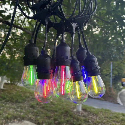 Ghirlanda luminoasa, solara, decorativa, interconectabila, Naimeed D6125, 5m, 10 Becuri LED, Lumina Multicolor