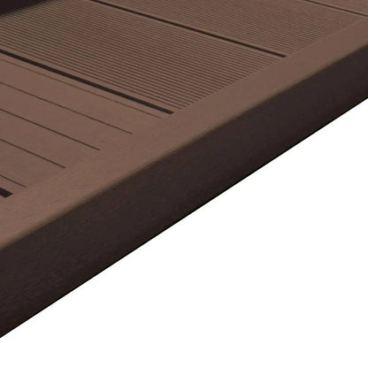 Cornier Perimetral, exterior, din compozit WPC ,cu strat coextrudat protector Naimeed D7513, Dimensiuni 280X4.9X4.9cm, Crem