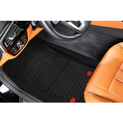 Covorase Auto Hyundai Grand Santa Fe (2013–2015) - Cauciuc Tip Tavita-Black