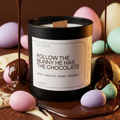 Lumânare parfumată Follow the bunny he has the chocolate