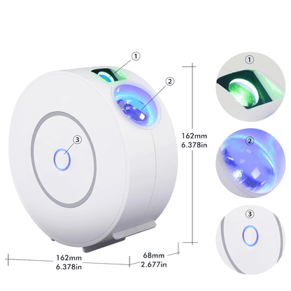 Lampa de veghe tip proiector stele cu aplicatie pe telefon