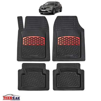 Covorașe Auto TeamCar® Tip Tăviță Compatibile Renault Captur II (2019+) - red