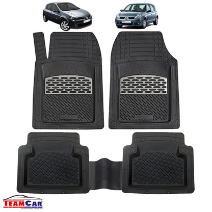 Renault Clio II Covorase Auto TeamCar® Tip Tavita Compatibile Hatchback (1998-2012) Silver