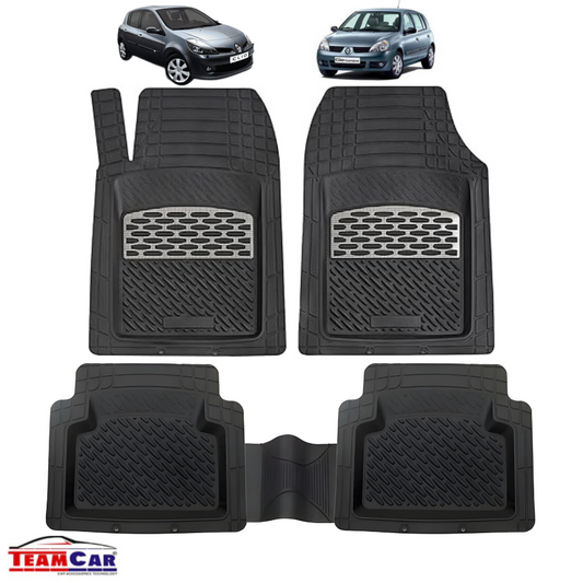 Renault Clio II Covorase Auto TeamCar® Tip Tavita Compatibile Hatchback (1998-2012) Silver