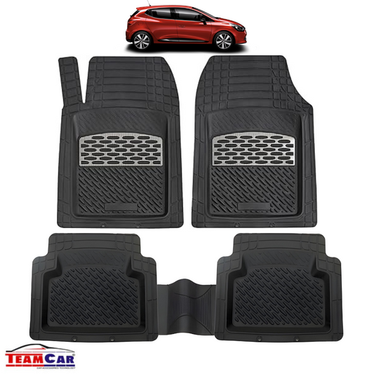 Renault Clio V Covorase Auto Tip Tăviță Compatibile 2019+ - Hatchback Silver