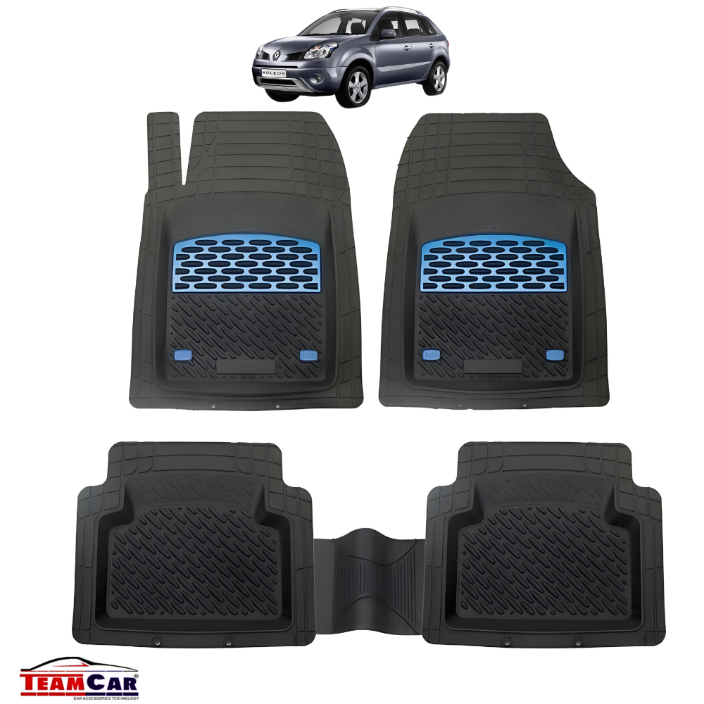 Renault Koleos I Covorase Auto TeamCar® Tip Tăviță Compatibile (2008–2016) - Blue