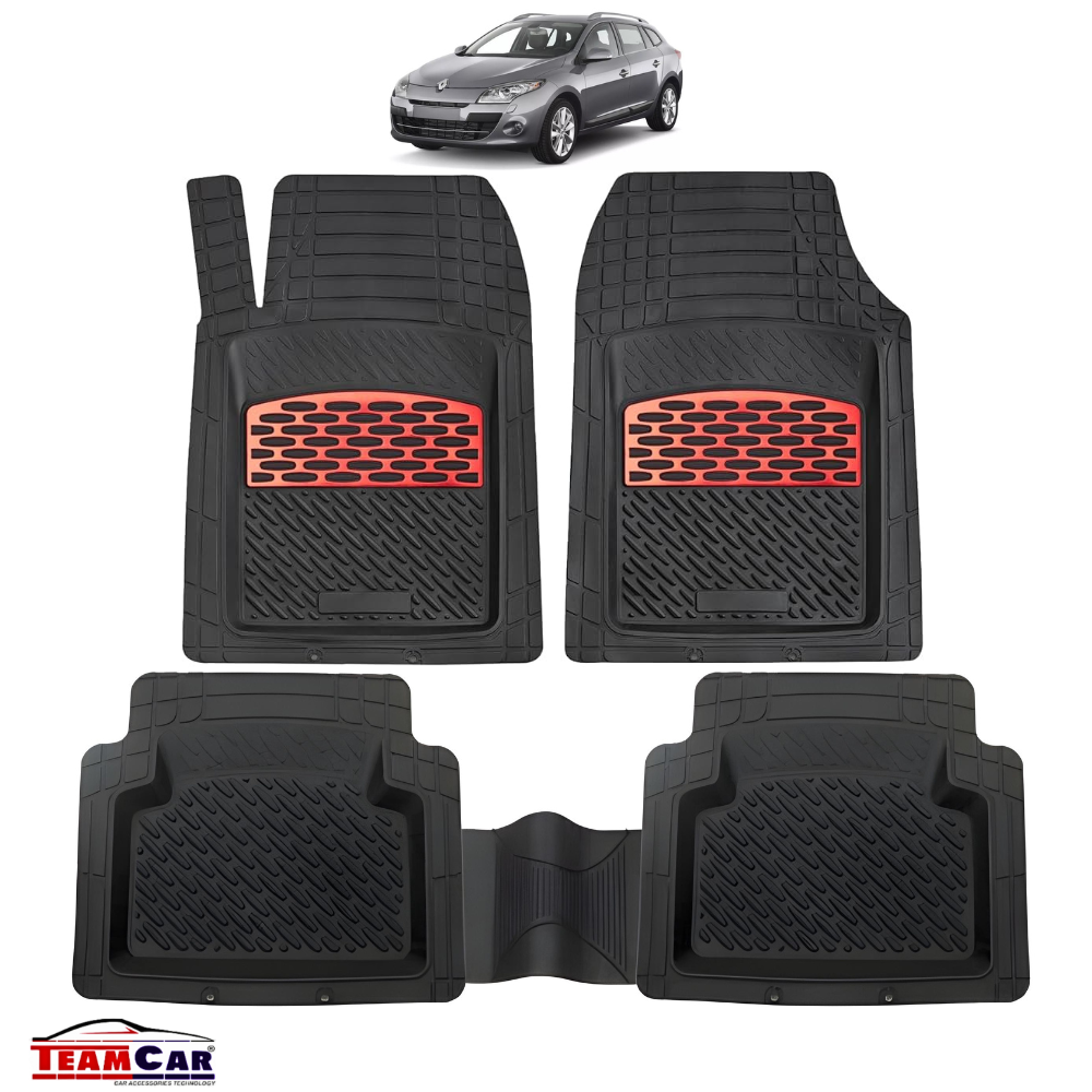 Renault Megane III Combi (2008-2016) Covorase Auto TeamCar® Tip Tavita Compatibile Red
