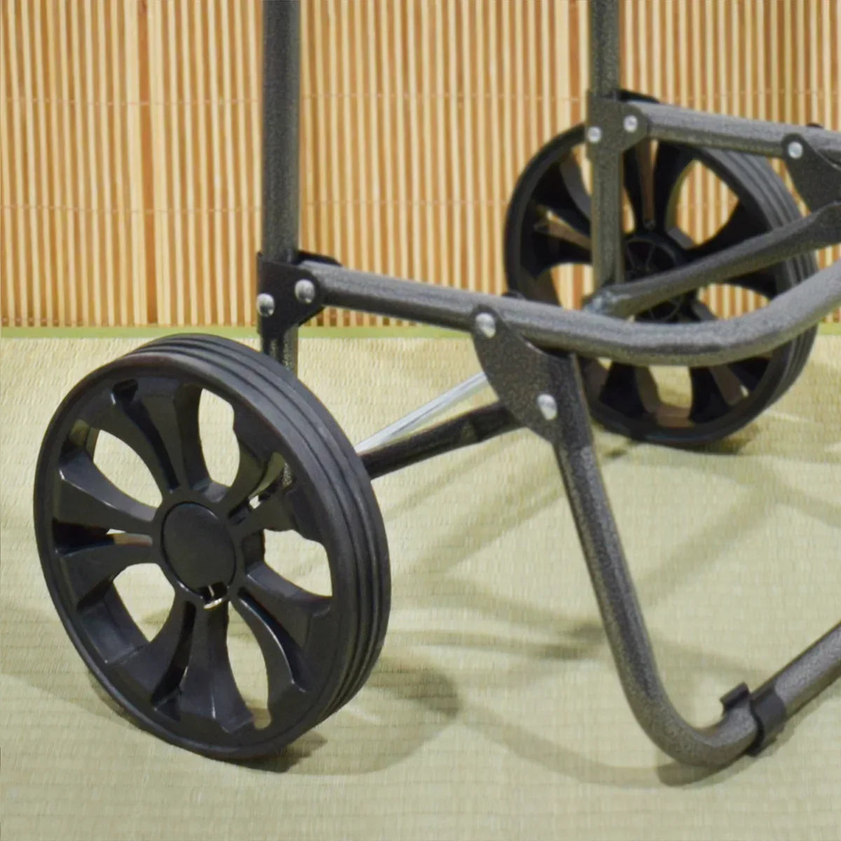 Carucior de piata pliabil, Naimeed D4946, 2 roti, 62 L, Maro