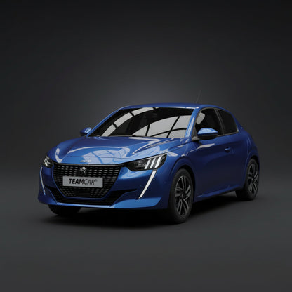 Covorase Auto TeamCar® Tip Tavita Compatibile Peugeot 208 II (2019-2023) Negru