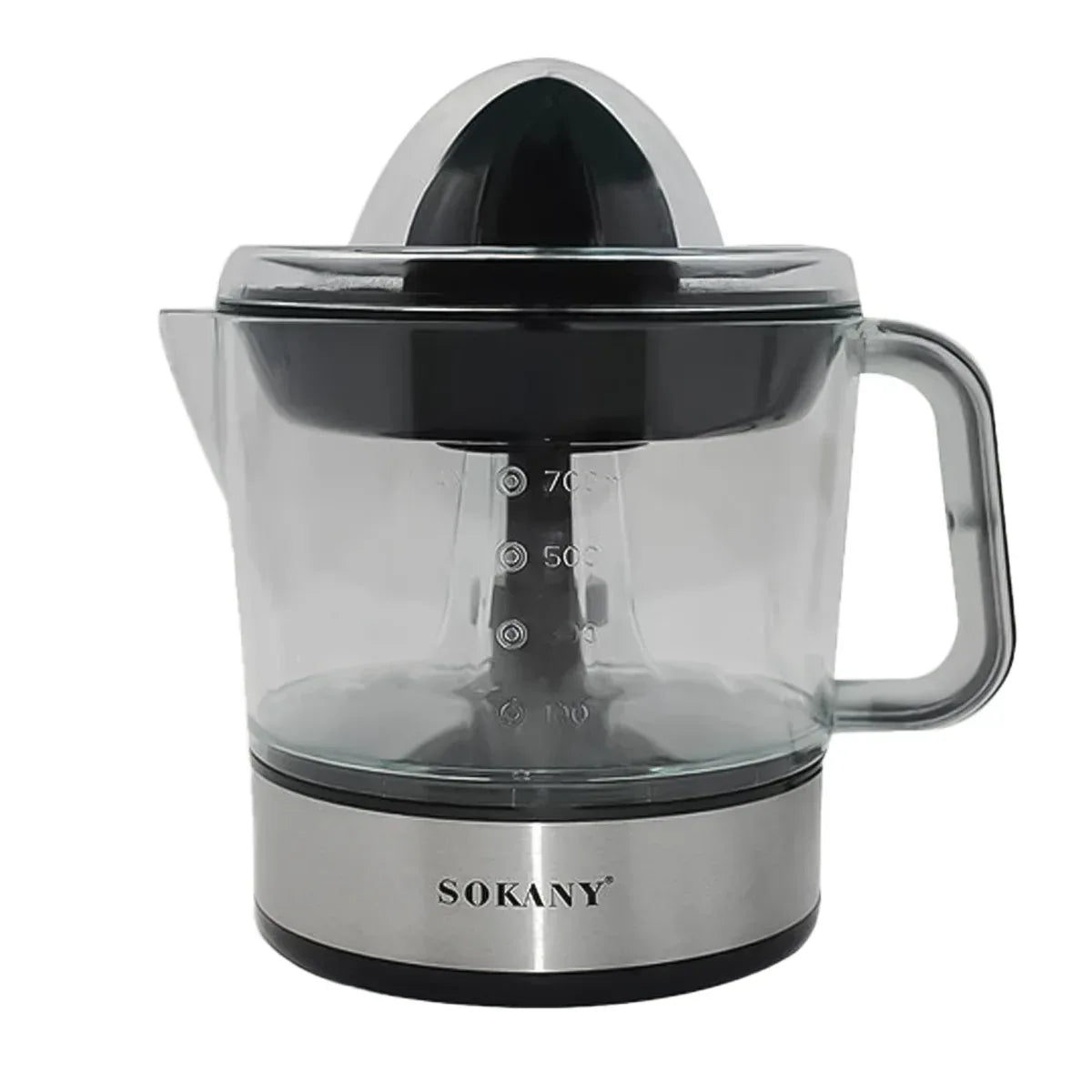 Storcator citrice Sokany JE-623D, 45W, 0.7L, 2 conuri, Negru/Inox