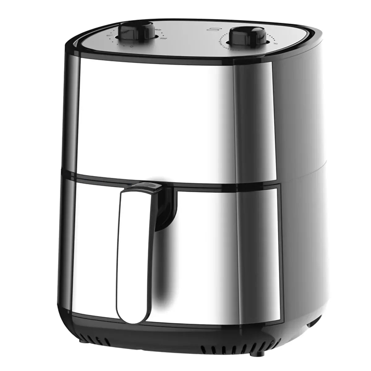 Friteuza fara ulei Sokany SK-8015, 1400W, 6L, Control Temperatura, Negru/Inox