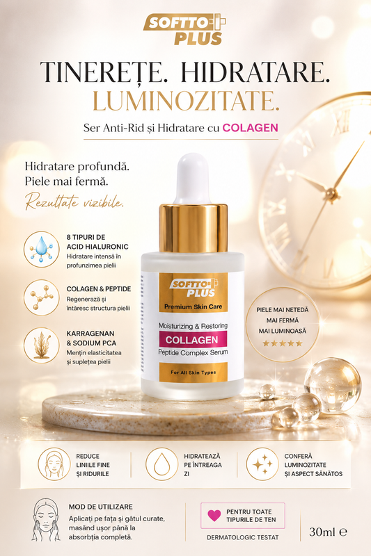Ser Anti-Rid și Hidratare Colagen - 30ml