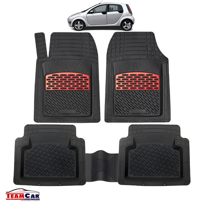 Smart Forfour I Covorase Auto TeamCar® Tip Tavita Compatibile (2004–2006) Red