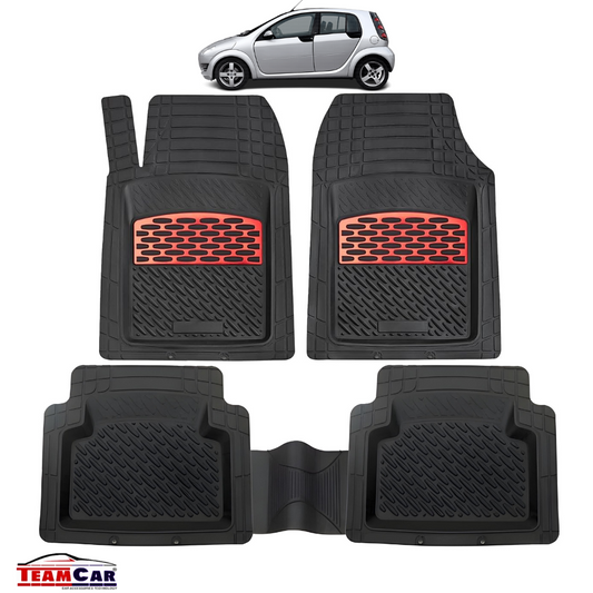 Smart Forfour I Covorase Auto TeamCar® Tip Tavita Compatibile (2004–2006) Red