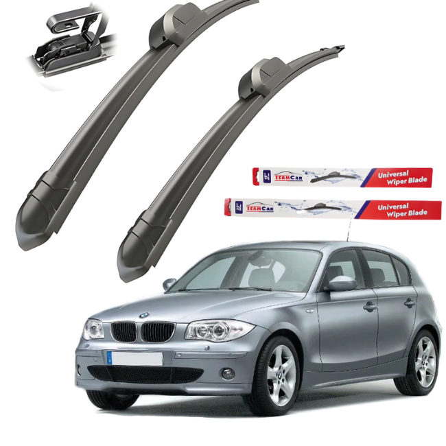 Stergatoare BMW Seria 1 E87 / E81 / E82 / E88 (2004–2013) TeamCar® Flat – Set fata