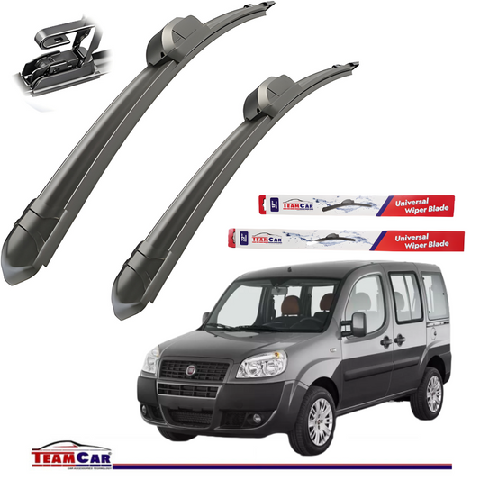 Set stergătoare Fiat Doblo I (2001–2010) TeamCar®  Flat – Set față